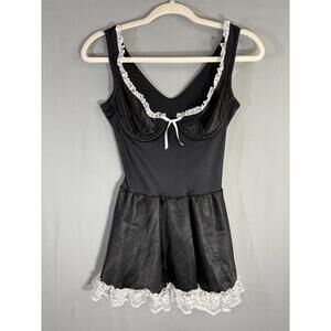 Vintage Y2K Fredricks Of Hollywood Frenchmaid Lingerie sz Small Made in USA